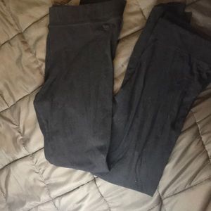 2 pair of black cotton leggings from pink sz L